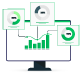 business data analyzing system of burger POS